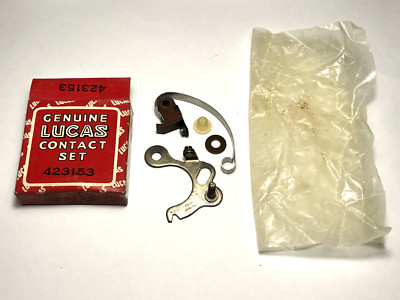 NOS Lucas original contact breaker set points Austin A40 A50 A55 A60 A110 Healey