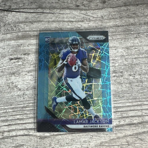 2018 Panini Prizm - Rookie Lazer Prizm #212 Lamar Jackson (RC)