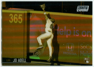 2021 Topps Stadium Club Chrome #231 Jo Adell Gold Minted Refractor Rookie Angels