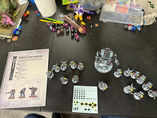 FULLY PAINTED, Warhammer 40k Space Wolves Combat Patrol, 1st set!