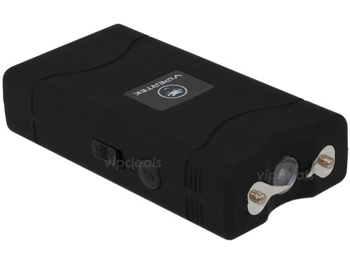 (2) VIPERTEK BLACK VTS-880 Mini Stun Gun Self Defense Wholesale Lot - Picture 2 of 7