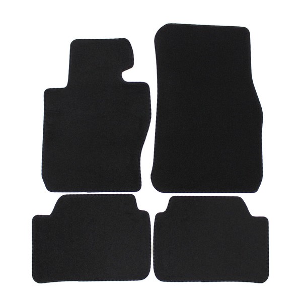 Velour FußMatten Automatten FüR BMW X1 F48 2015-2021 4-Tlg Schwarz-image