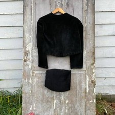 Antique mohair Victorian Muff coat jacket French woman's coat vintage han