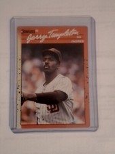 DonRuss 1990 Double Error Card Garry Templeton