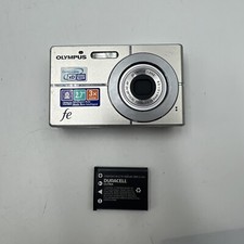OLYMPUS FE-3000 SILVER DIGITAL CAMERA WITH 1 BATTERY - TESTED EX