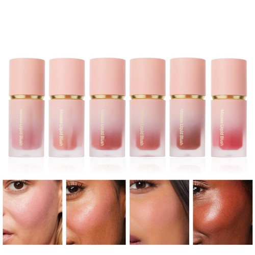 Brush Liquid Powder Blusher Long Lasting Powder Blusher Silky Powder Natural