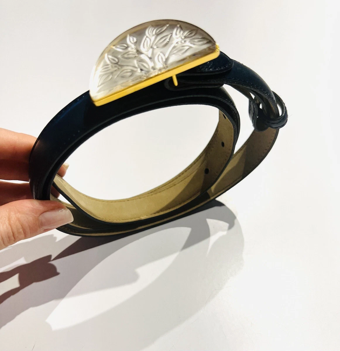 Navy 2025 skinny belt