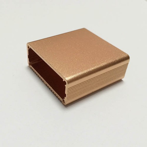 Aluminum enclosure MINI AMP case 18.5X45X45mm(H*W*L) DIY Coffee color NEW - Picture 9 of 9