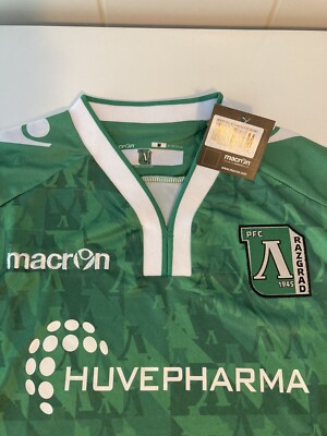 Maillot Ludogorets Razgrad Domicile 2014-2015 Macron Vert Taille M - Neuf Sous Pochette