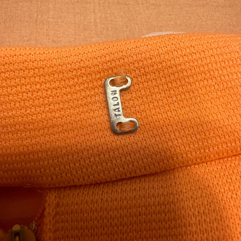Vintage Orange Haymaker Tennis Skirt with Front Pockets Size 18