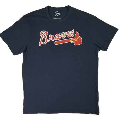'47 Brand ATLANTA BRAVES Baseball Lightweight Washed Graphic T-Shirt Adult M MLB