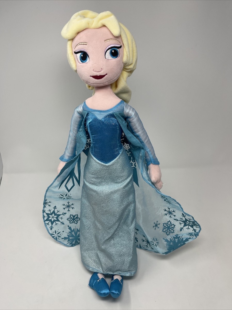 Disney Frozen Elsa Plush 18” Doll Princess Stuffed Toy | eBay