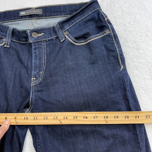 Levis 529 Curvy Bootcut Jeans Stretch Dark Wash Country Western EUC Womens 32x32 - Picture 13 of 13