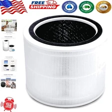 Levoit Core 200S True HEPA Air Purifier for Allergy, Smart Voice Control, White