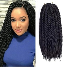 Admutty Havana Twist Crochet Hair 6 Packs Braids Senegalese Braiding