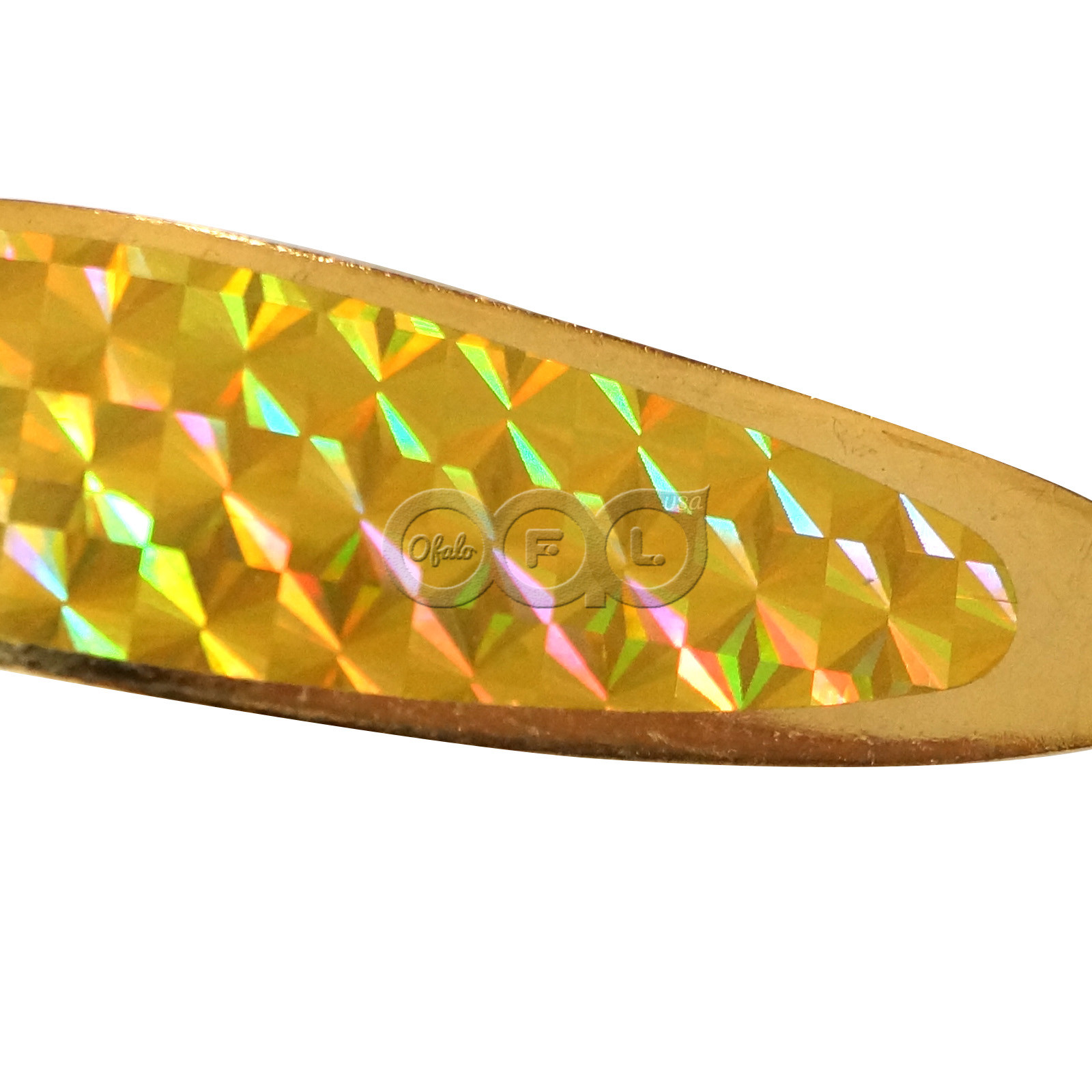 50pcs 1oz Fishing Spoons Krocodile style Metal Fish spoon jig Random colors @US - Image 2