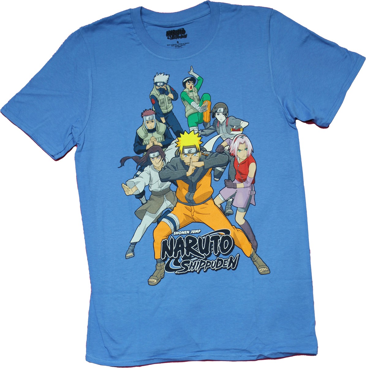 Naruto Shippuden New Adult T-Shirt - Group Fighting Sce | eBay