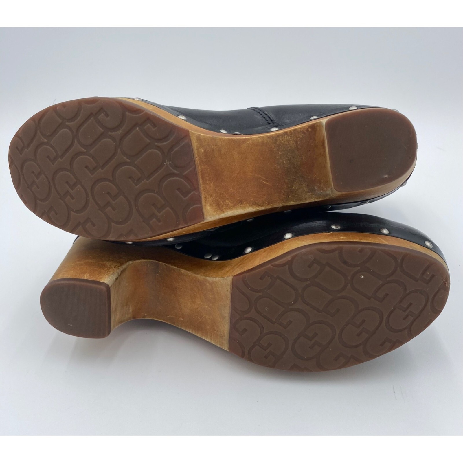 UGG Australia Black Leather Solid Casual Size 7 B… - image 11