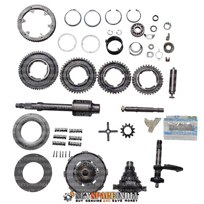 Gear Box Kit 23 Cogs 7 Springs Clutch 65 Cogs Crono Fit For Vespa P200 P200E LML