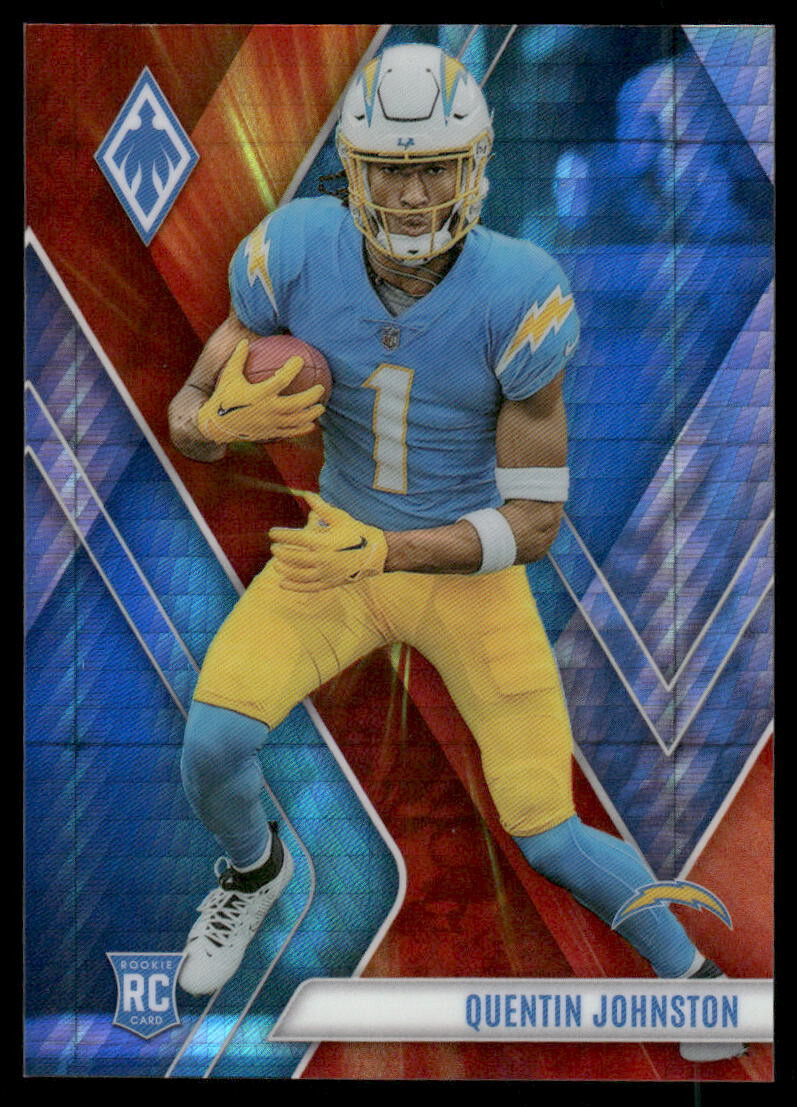 2023 PHOENIX FIRE BURST /340 ROOKIE RC QUENTIN JOHNSTON #107 CHARGERS