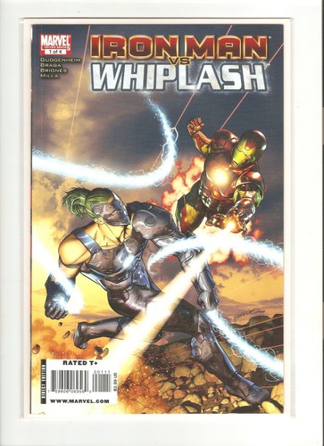 IRON MAN VS. WHIPLASH (2009) #1 JAN 2010 MARVEL COMIC 9.4 NM