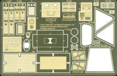 Lost in Space Space Pod Photoetch for Moebius Models Kit MOE901 - PGX103 |  eBay
