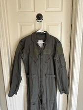 USAF Nomex Flight Suit, Coveralls, Flyers, Sage Green, CWU-27/P Size 40R