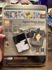 New Innovage 8mb USB Rechargeable Digital Photo Album with Keychain Sealed