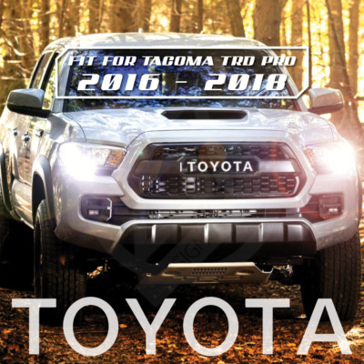 Toyota Tacoma Trd Pro Grille Logo Decal Grill Letters Sticker 16 17 18 New Ebay