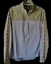 VICTORIA'S SECRET PINK ULTIMATE HI-LO TRACK JACKET LAVENDER/GREY NEW SZ. L 