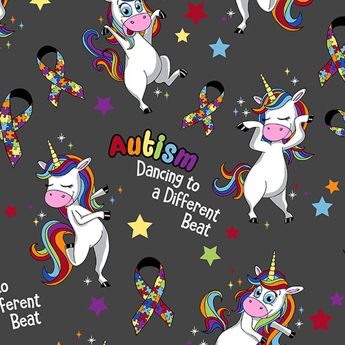 A Different Beat Dickies Scrubs Autism Awareness V Neck Top DK700 ABET - Picture 6 of 6