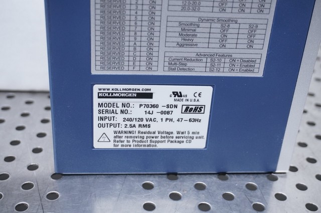 P7000 Inection Pacific Scientific P7000 Series Stepper Microstepping Drive P70360-sdn ...