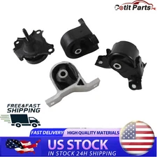 4× Engine Motor Mount For Acura EL 1.7L 2001-2005 for Auto Trans