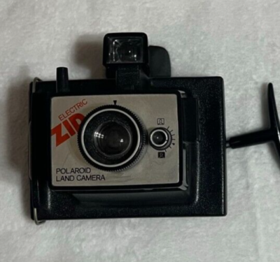 POLAROID Land Camera ブラック フラッシュ Vintage Camera Electric Zip Polaroid Land Camera Black Untested | eBay