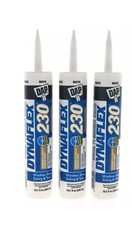 3 DAP Elastomeric Exterior Interior Window Door Trim Sealant White 10.1 oz  NEW