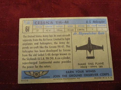 Topps United States Air Force Observer Cards - Scarce - Make Your Selection - Picture 2 of 38