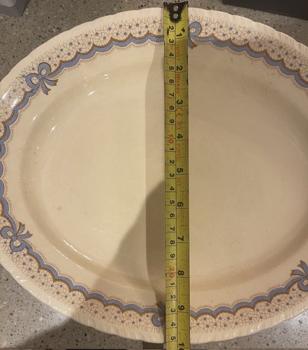 Vintage Early 1900’s New Hall, Hanley 'Melody' Pattern, Small Oval Serving Plate - Picture 8 of 10