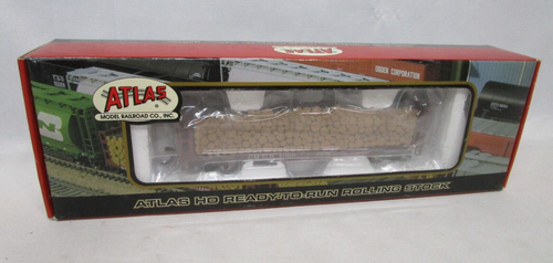 Atlas HO Scale GM&O Gulf Mobile Ohio GSC Pulpwood Flat Car #4020 LN OB 1605-4 - Picture 9 of 9