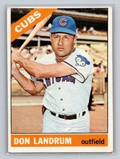 1966 Topps Don Landrum Chicago Cubs Card #43