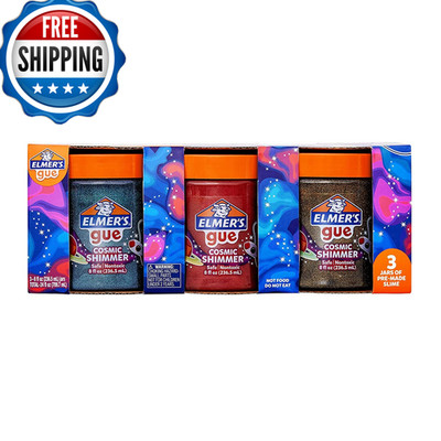 Elmer'S Elmers Gue Premade Slime Cosmic Shimmer Glitter Slime Variety Pack 3