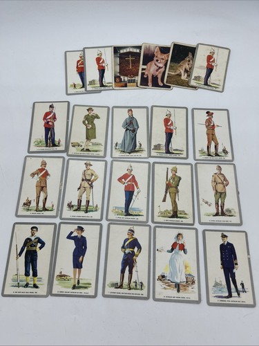 Lot Vintage Golden Fleece Swap Cards Australian Military Uniforms & Animals - Bild 1 von 14