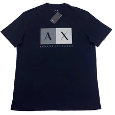 Armani Exchange T-shirt Color Blue  Size L (NEW WITH ORIGINAL TAGS)