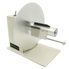 U.S. Solid Automatic Label Rewinder, Heavy-Duty All-Metal, White