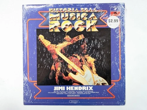 1981 Jimi Hendrix "Historia De La Musica Rock" Vinyl Record-Sealed-Spanish