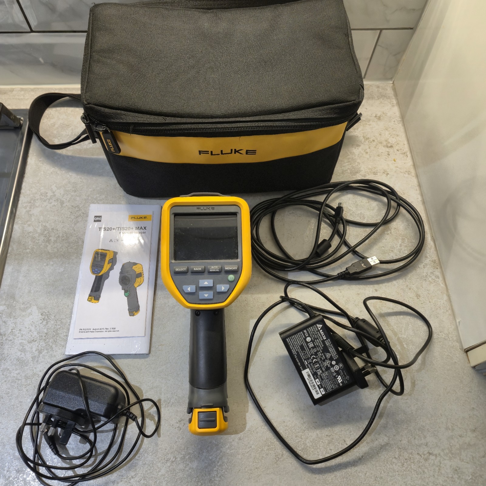 Fluke TiS20+ Thermal Camera Infrared IR Imaging Inspection Tool w Carry Case