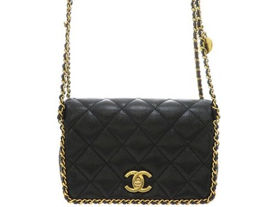 Chanel Matelassé 20 Full Flap Chain Shoulder AS3467 Shoulder Bag Quilted #DB097