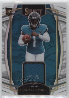 2021 Panini Select Rookie Swatches White Prizm 73/75 Travis Etienne Jr RC 4o1