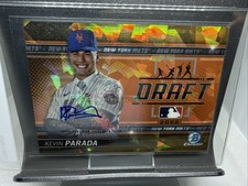 2022 Bowman Draft Kevin Parada Draft Night Auto Gold Atomic /50