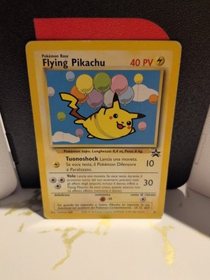 Pokemon Fliegendes Pikachu Non-Holo Black Star Promo Karte 25 Lightly Played