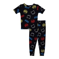Batman Toddler Snug Fit Pajama Set 2 Piece Size 12M NEW